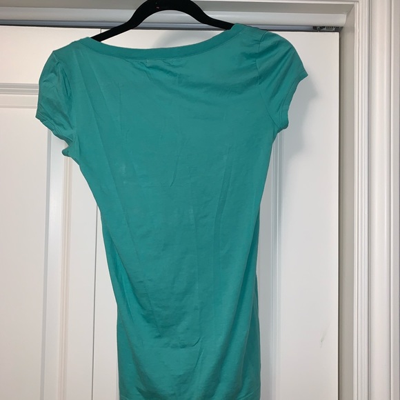 Lacoste T-shirt with Ruched V-neck - Picture 4 of 5